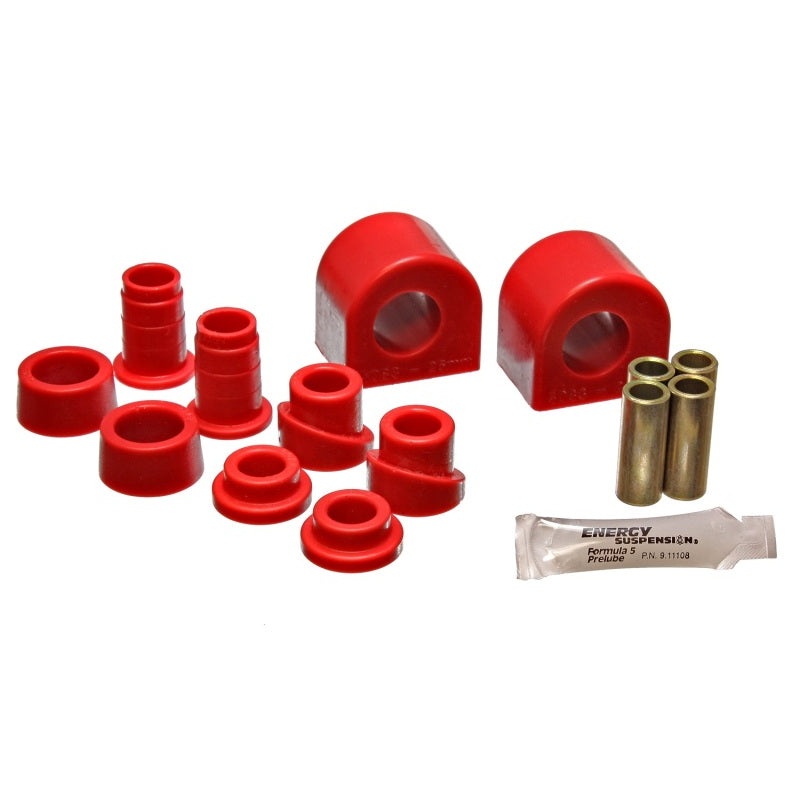 Energy Suspension 88-96 Chevy Corvette Red 24mm Front Sway Bar Bushing Set (End Links Inc)