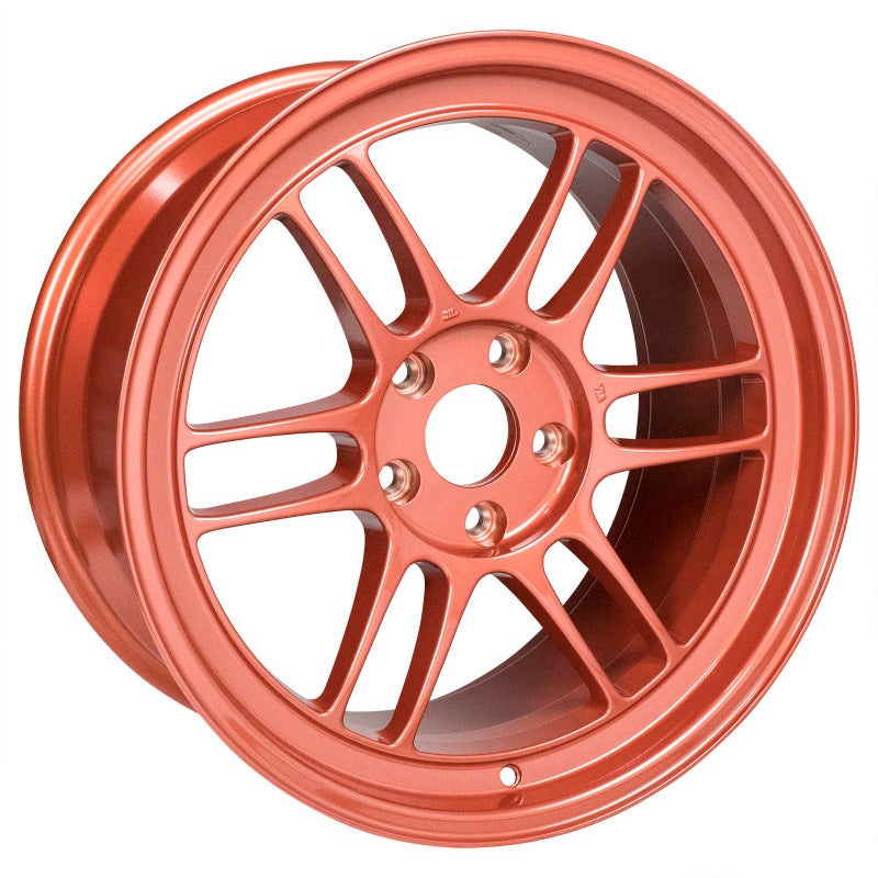 Enkei RPF1 18×9.5 5×114.3 38mm Offset 73mm Center Bore Orange Wheel