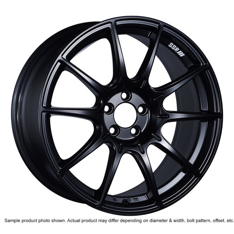 SSR GTX01 18×8.5 5×100 44mm Offset Flat Black Wheel 02-05 WRX