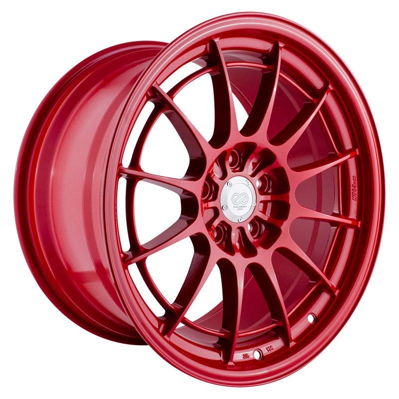 Enkei NT03+M 18×9.5 5×100 40mm Offset Competition Red Wheel (MOQ 40)