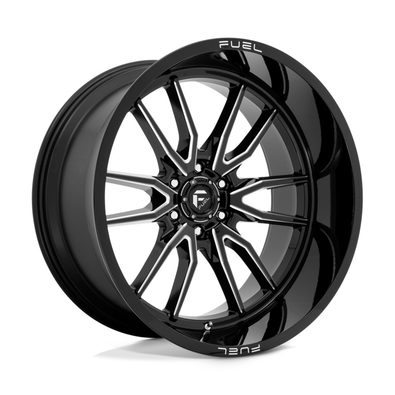 Fuel Wheels D761 Clash 24″ 6×139.7 Gloss Black Milled