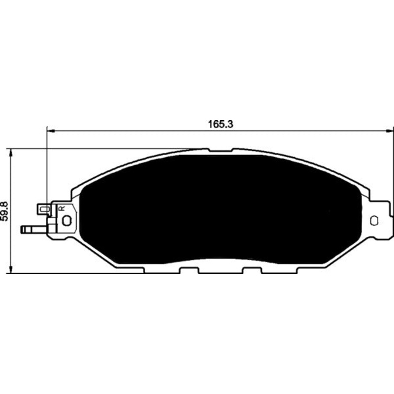 Porterfield Brake Pads for 2015 NISSAN MURANO