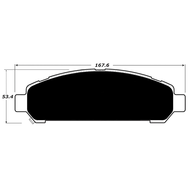 Porterfield Brake Pads for 2014 TOYOTA VENZA