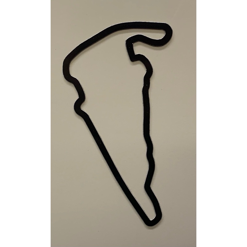 VIR Track Outline 6″ Magnet – Color: Black or White