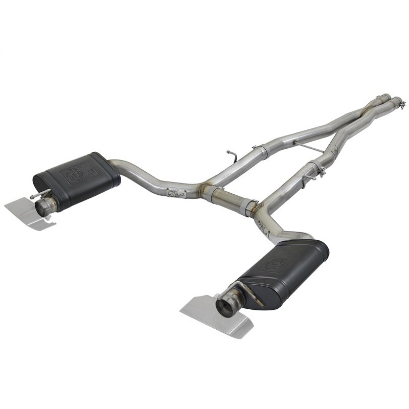 aFe MACH Force-Xp 304 SS Cat-Back Exhaust 15-16 Dodge Challenger V8-5.7L