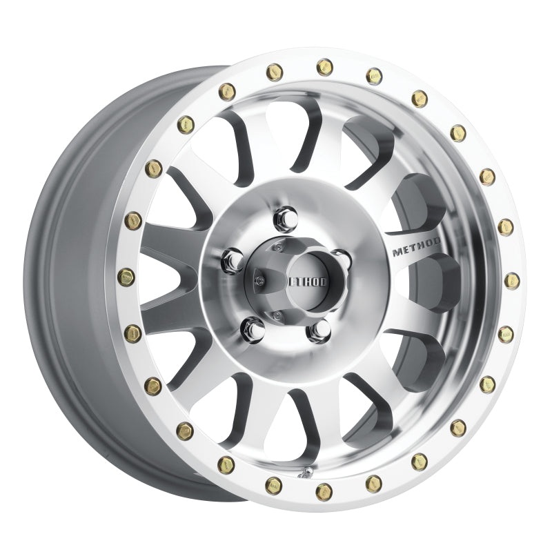 Method MR304 Double Standard 17×8.5 0mm Offset 5×5.5 108mm CB Machined/Clear Coat Wheel