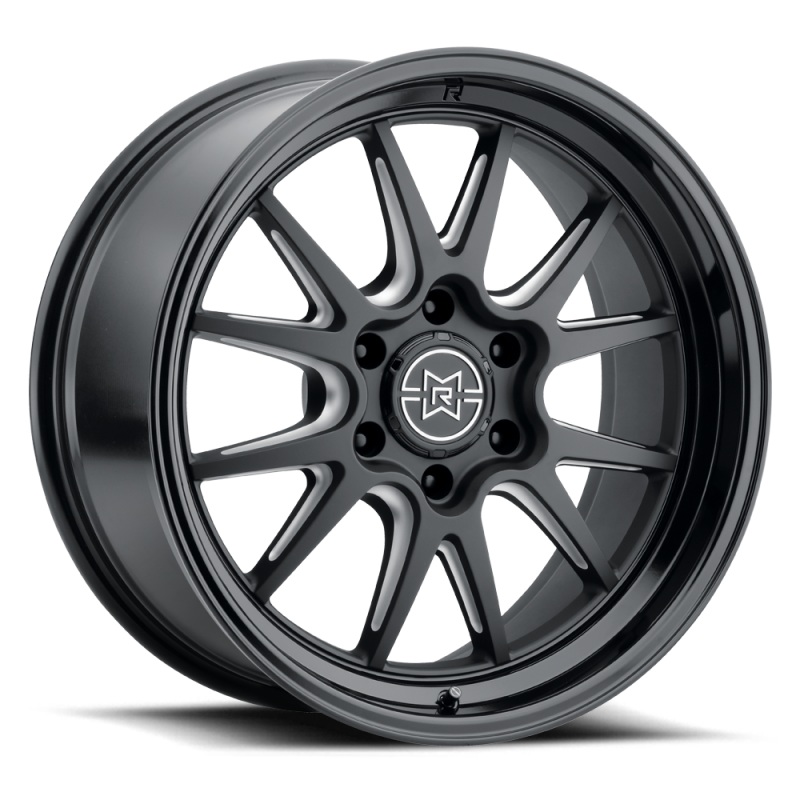 Method Raised MR802 22×12 / 6×5.5 BP / -40mm Offset / 106.25mm Bore – Double Black Milled Wheel