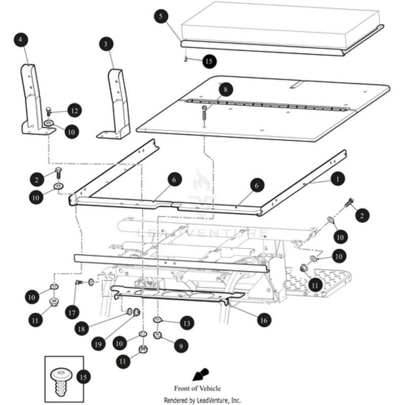 Seat Back Bracket Right by Arctic Cat