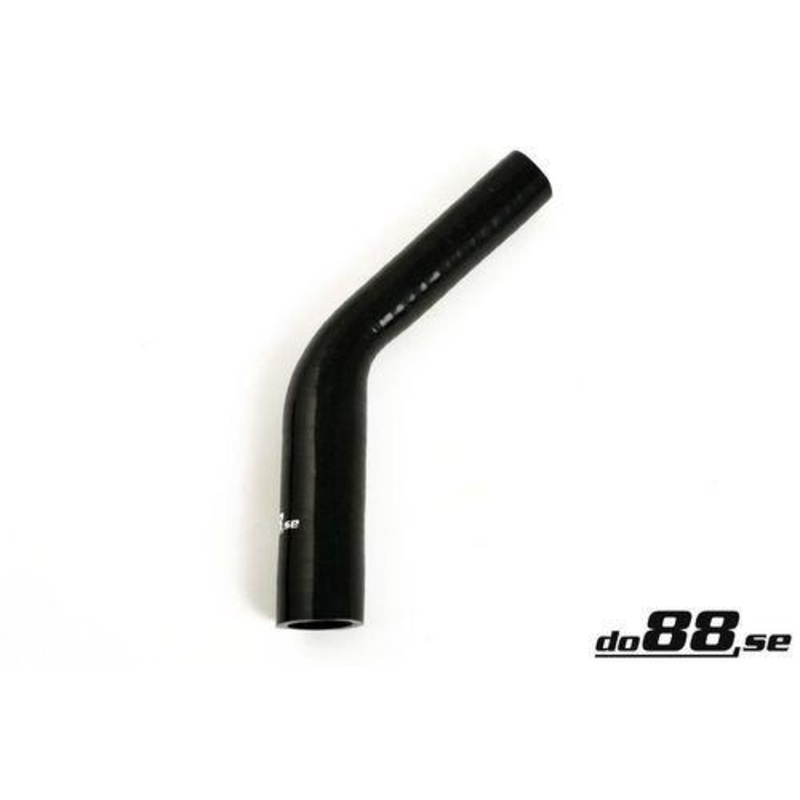 Silicone Hose Black 45 degree 1 – 1,25” (25-32mm)