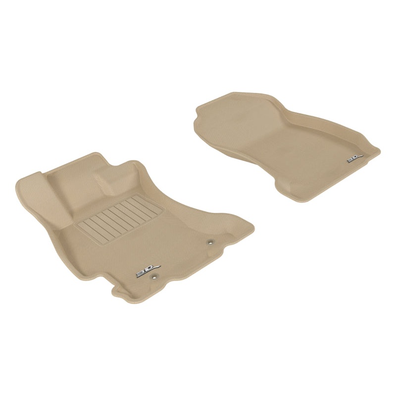 3D MAXpider 14-18 Forester Kagu 1st Row Floormat – Tan | L1SB00911502