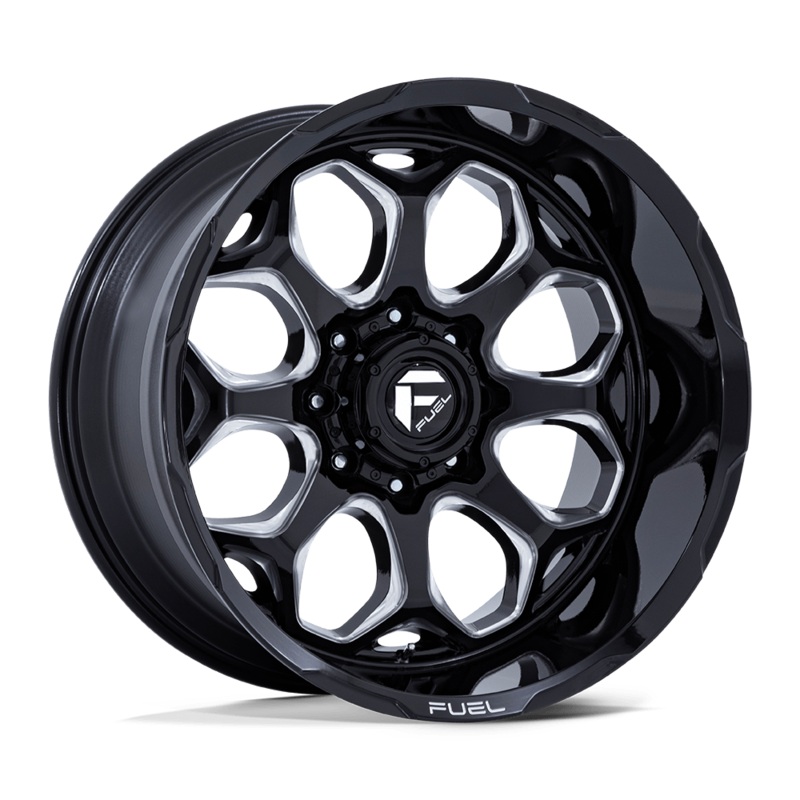 Fuel Wheels FC862 Scepter 22″ 8×165.1 Gloss Black Milled