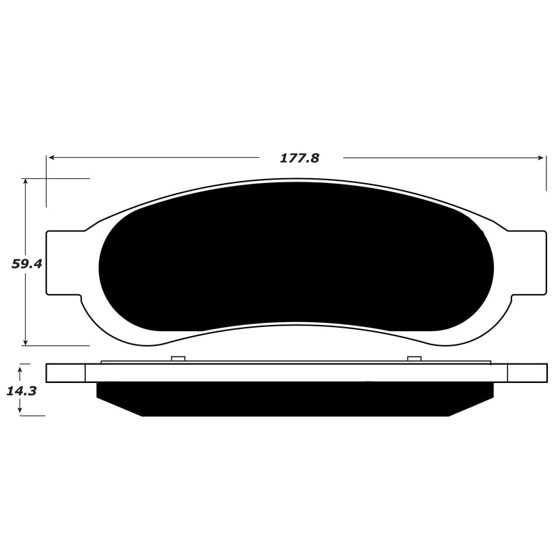 Porterfield Brake Pads for 2012 FORD F450 Superduty Pickup