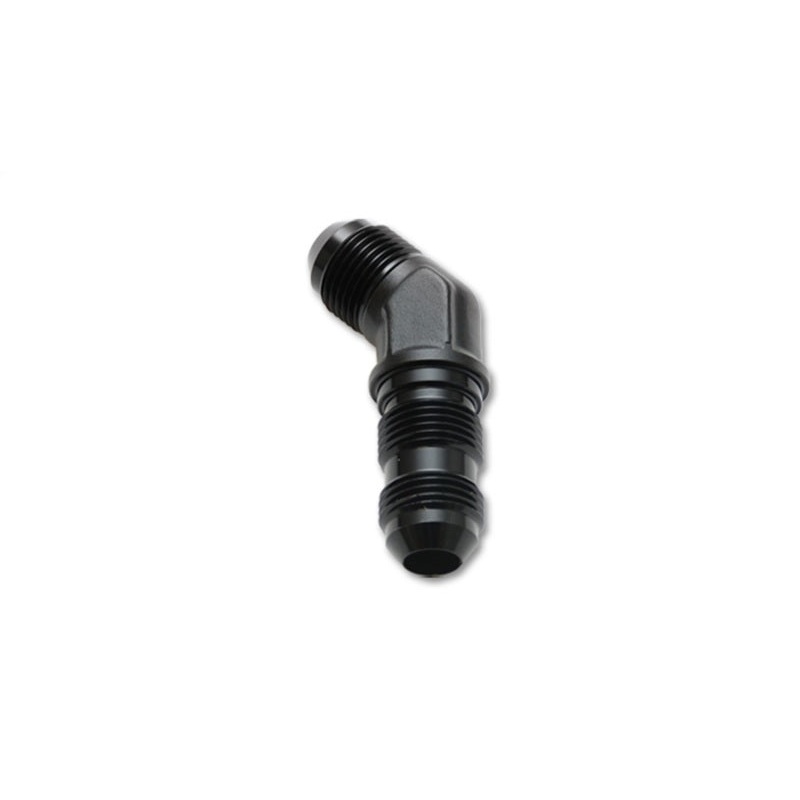 Vibrant -3AN Bulkhead Adapter 45 Degree Elbow Fitting – Anodized Black Only