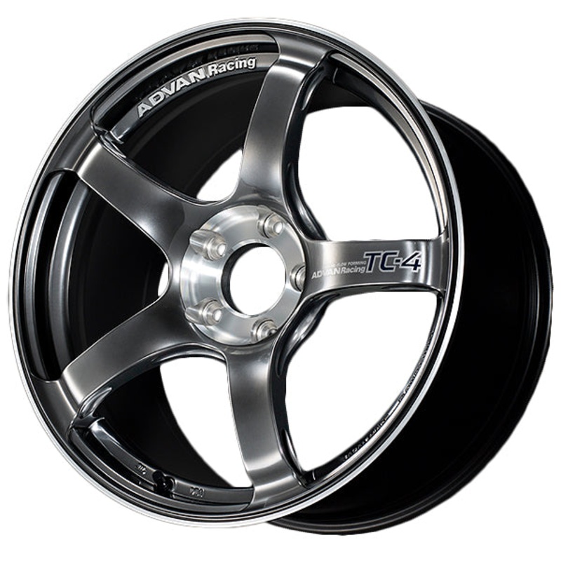 Advan TC-4 Special Edition Wheel – 18×8.5 +45 | 5×100 | Racing Hyper Black & Diamond Cut