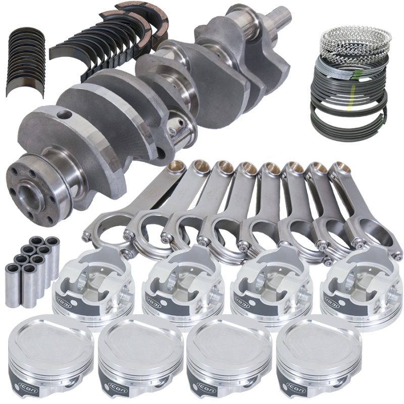 Eagle Ford 351C 3.850in Crank 6.000in H-Beam -20cc Step Dish 4.040in Pistons Rotating Assembly