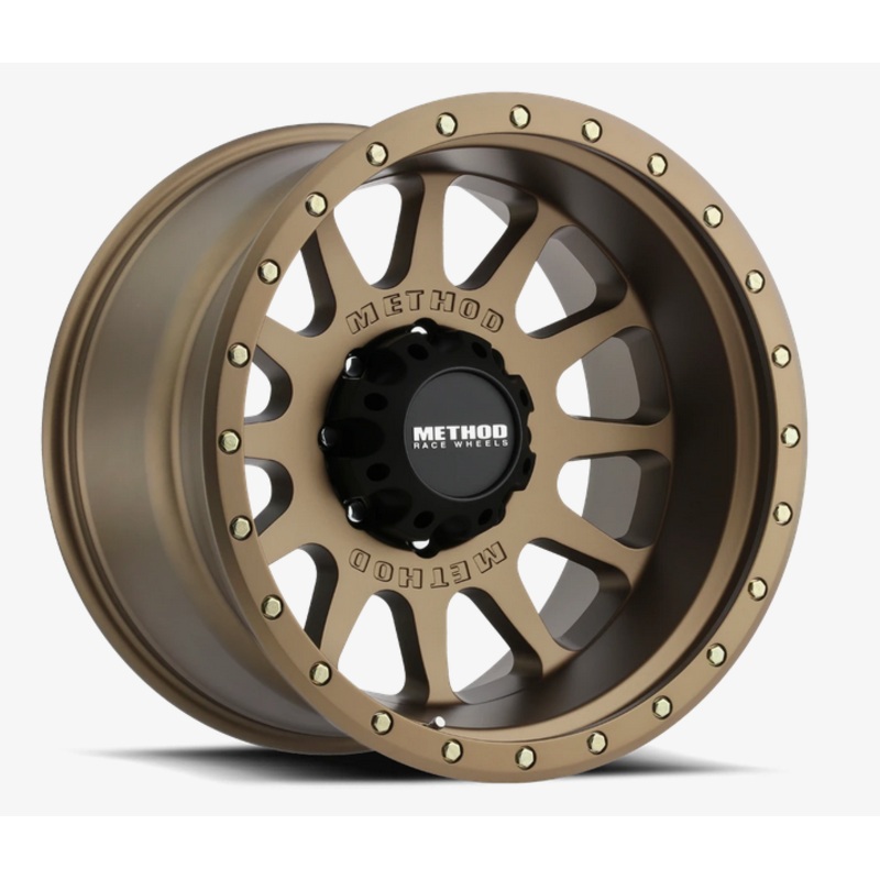 Method MR605 NV 20×12 -52mm Offset 8×180 124.1mm CB Method Bronze Wheel