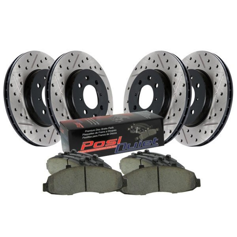 StopTech 2011 Dodge Durango 4 Wheel Drilled & Slotted Sport Brake Kit