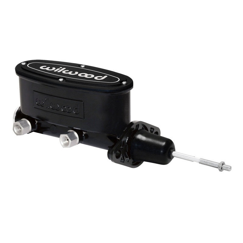 Wilwood High Volume Tandem Master Cylinder – 15/16in Bore Black-W/Pushrod