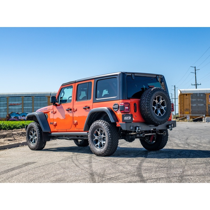 Borla Axle-Back Exhaust System – S-Type | 2018-2021 Jeep Wrangler 3.6L (11963)