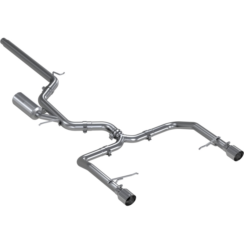 MBRP 3-Inch Armor Pro Race Profile Dual Rear Exit Cat-Back Exhaust with Stainless Steel Tips | 2019 – 2021 Volkswagen Jetta GLI (S4608304)