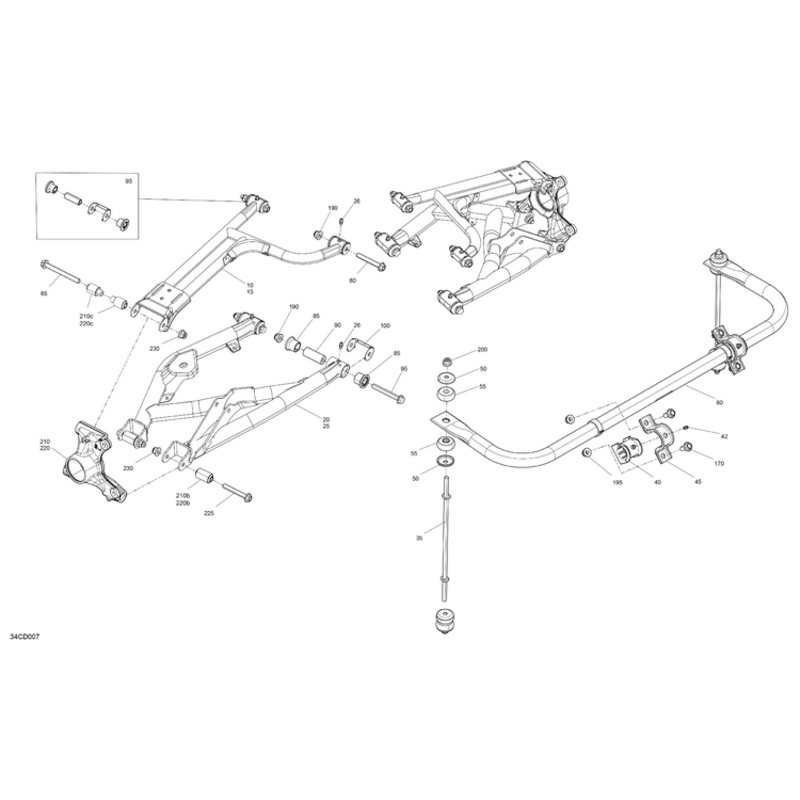 Stabilizer Bar Assy by Can-Am