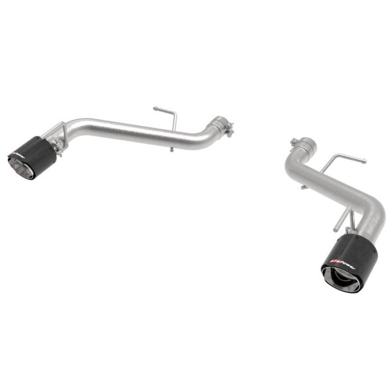 aFe POWER MACH Force-Xp 2.5in Axle-Back Exhaust System 16-20 Chevy Camaro SS V8 6.2L – Carbon Fiber