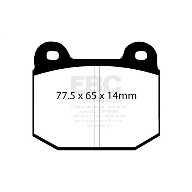 EBC 08+ Lotus 2-Eleven 1.8 Supercharged Redstuff Front Brake Pads