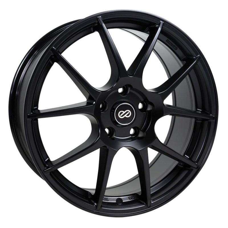 Enkei YS5 17×7.5 4×100 42mm Offset 72.6mm Bore Black Wheel