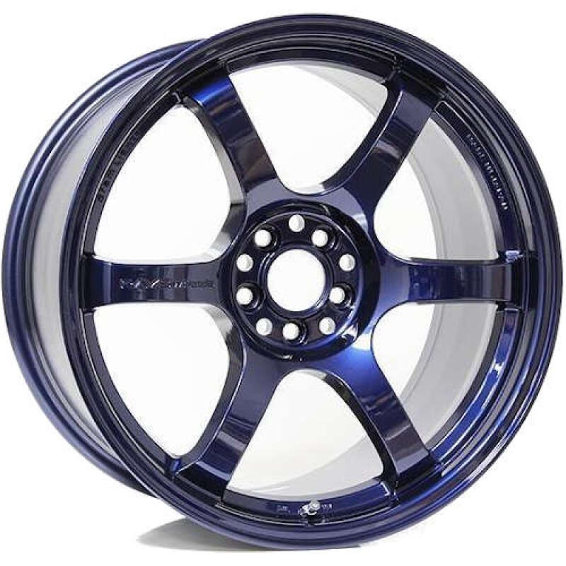 Gram Lights 57DR 18×9.5 +22 5-114.3 Eternal Blue Pearl Wheel (Min Order Qty 20)