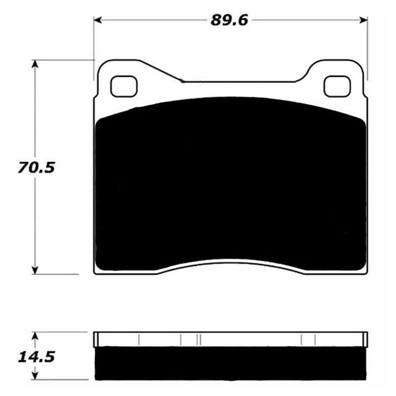 Porterfield Brake Pads for 1970 BMW 2002Ti