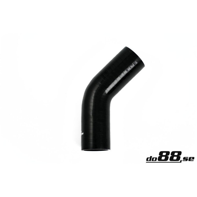 Silicone Hose Black 45 degree 2” (51mm)