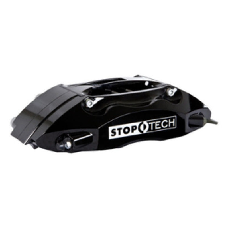 StopTech BBK 05-08 Audi A4 Quattro Front w/ Black ST-40 Calipers Slotted 332x32mm Rotors Pads
