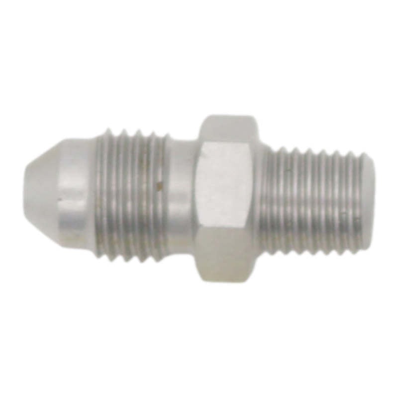 DeatschWerks 3AN Male Flare to 1/16in NPT Male – Anodized Stainless Steel