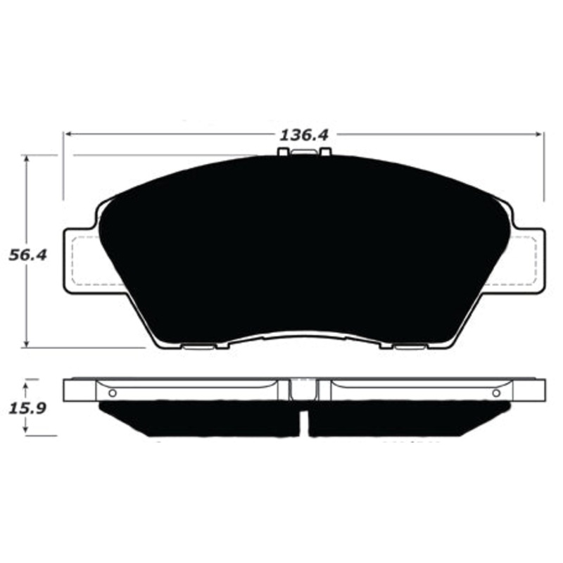 Porterfield Brake Pads for 2017 HONDA FIT