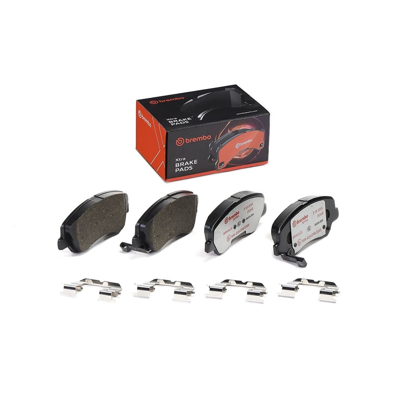 XTRA Low-Met Front Disc Brake Pad Set – P18025X