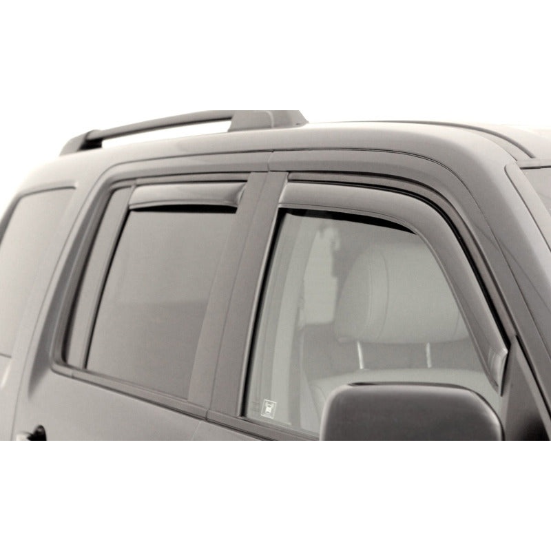 AVS 07-14 Ford Edge Ventvisor In-Channel Front & Rear Window Deflectors 4pc – Smoke