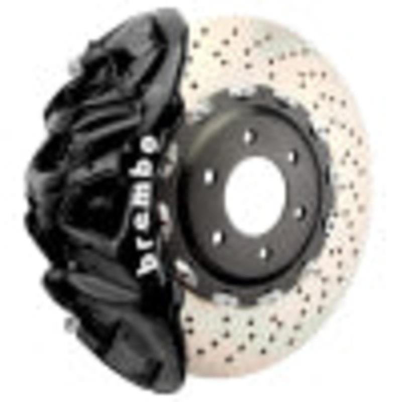 Brembo 25+ BMW X3 M50 xDrive (G45) Front GT BBK 8 Piston Cast 412×38 2pc Rotor Drilled – Black