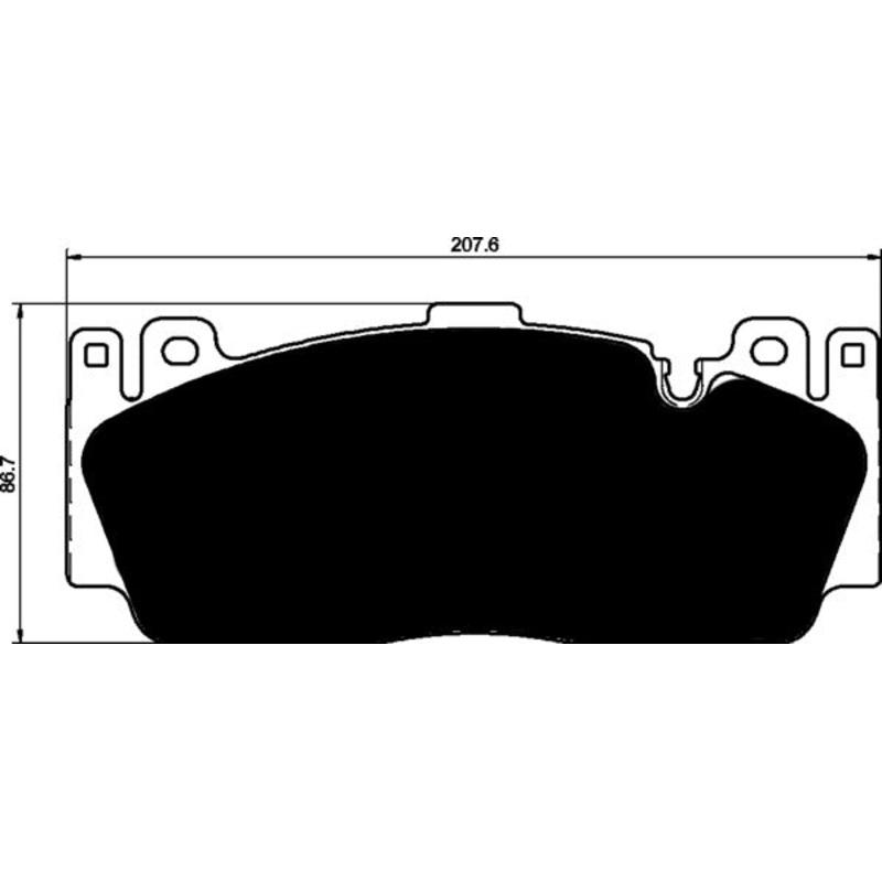Porterfield Brake Pads for 2016 BMW M6 – w/ Iron Discs