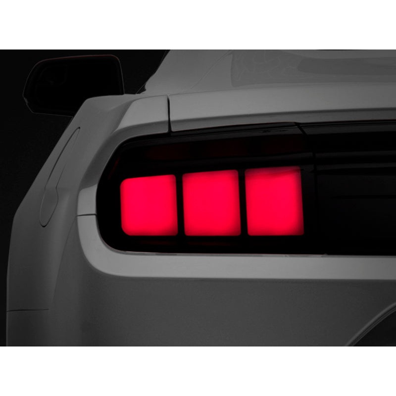 Raxiom 15-22 Ford Mustang Profile LED Tail Lights – Gloss Black Housing (Smoked Lens)