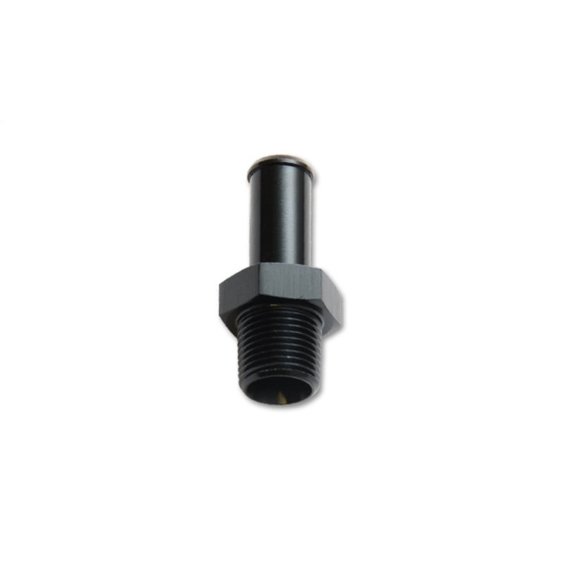 Vibrant 1/2in NPT to 5/8in Barb Straight Fitting – Aluminum