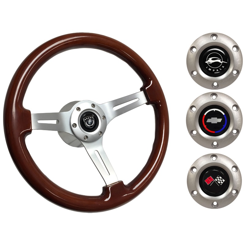 1955-68 Impala Steering Wheel Kit | Mahogany Wood | ST3027S