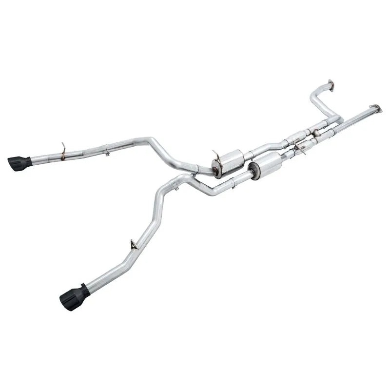 AWE 0FG Catback Exhaust for RAM TRX – Diamond Black Tips (3015-33005)