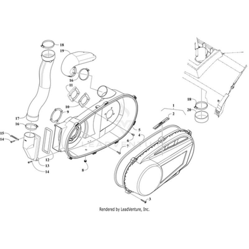CVT Cover – Inner by Arctic Cat