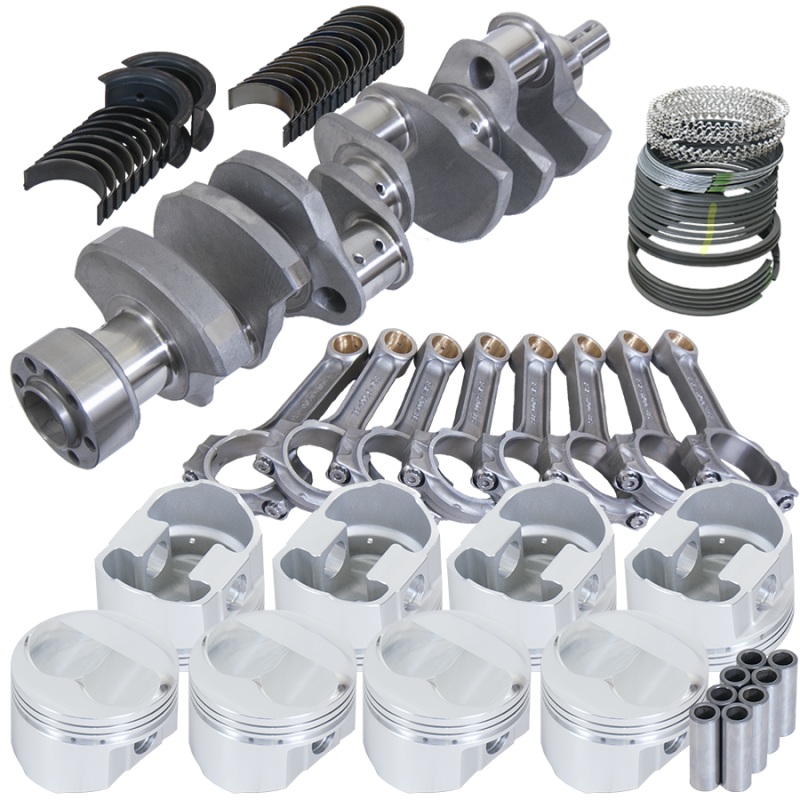 Eagle Chevy LT1 350 1Pc 3.750in Crank 5.700in I-Beam Rods 7cc Dome 4.060in Pistons Rotating Assembly