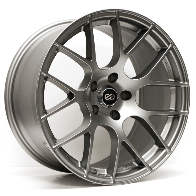 Enkei Raijin 18×9.5 45mm Offset 5×100 Bolt Pattern 72.6 Hub Bore Titanium Gray Wheel *Min Qty 60*