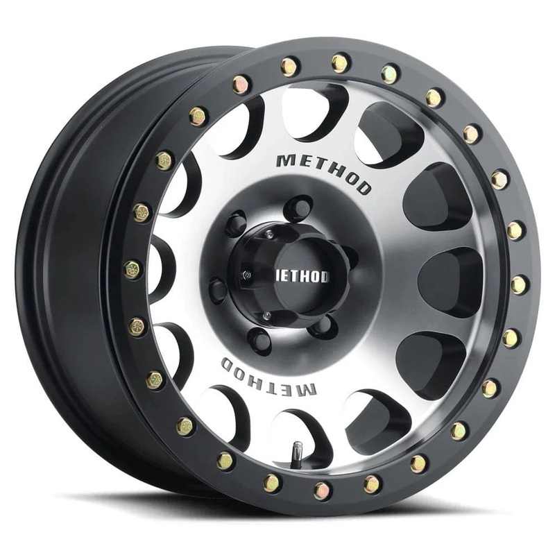 Method Race Wheels MR105 Beadlock 17″ 5×127 Machined w/ Matte Black Ring