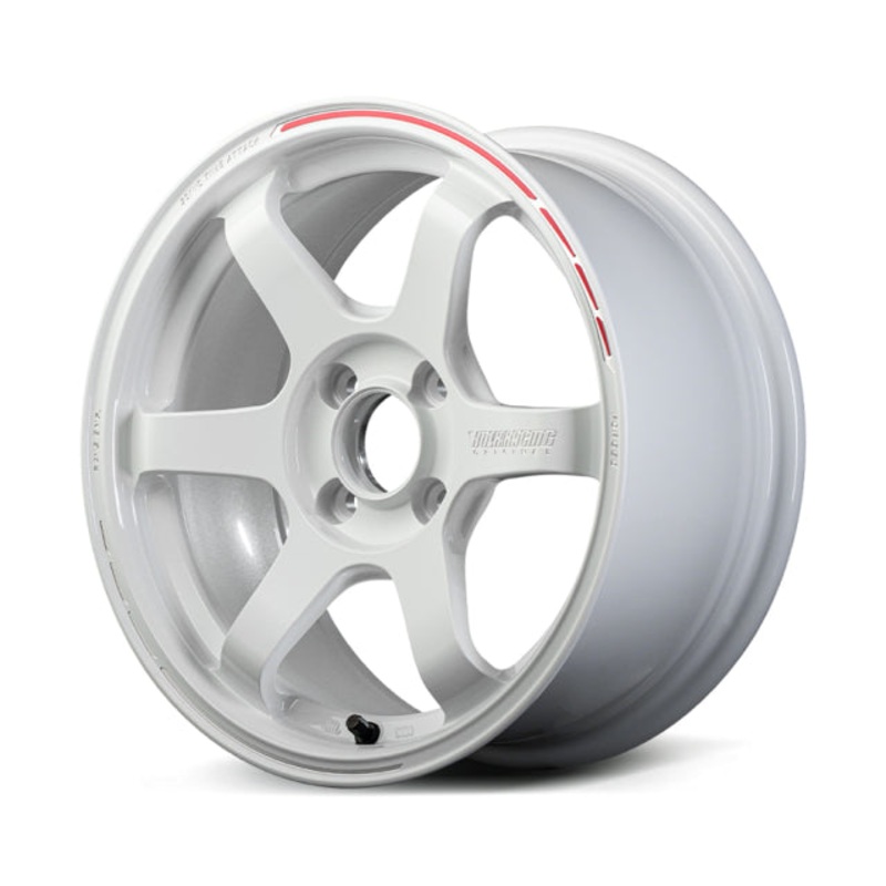 Volk Racing TE37 Sonic Time Attack Wheel  – 16×6.0 +43 | 4×100 |  White / REDOT