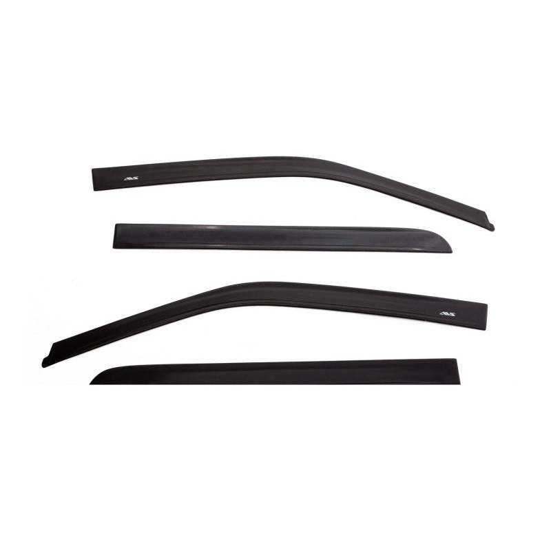 AVS 07-18 Jeep Wrangler Unlimited Ventvisor Low Profile Window Deflectors 4pc – Matte Black