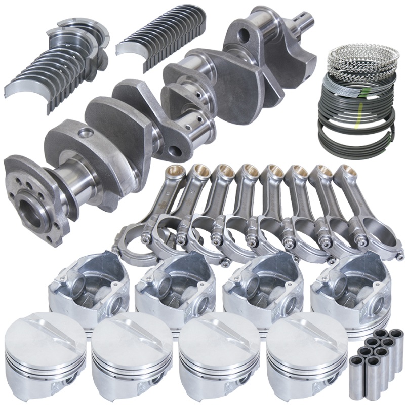 Eagle Chevy 350 3.750in Crank 5.700in I-Beam Rods -7cc Flat Top 4.030in Pistons Rotating Assembly