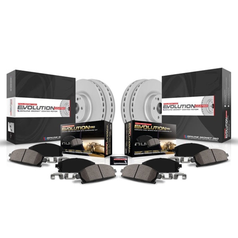 Power Stop Front & Rear Z17 Evolution Geomet Coated Brake Kit | 2014-2024 Infiniti Q50 & 2018-2022 Infiniti Q60 (CRK8006)